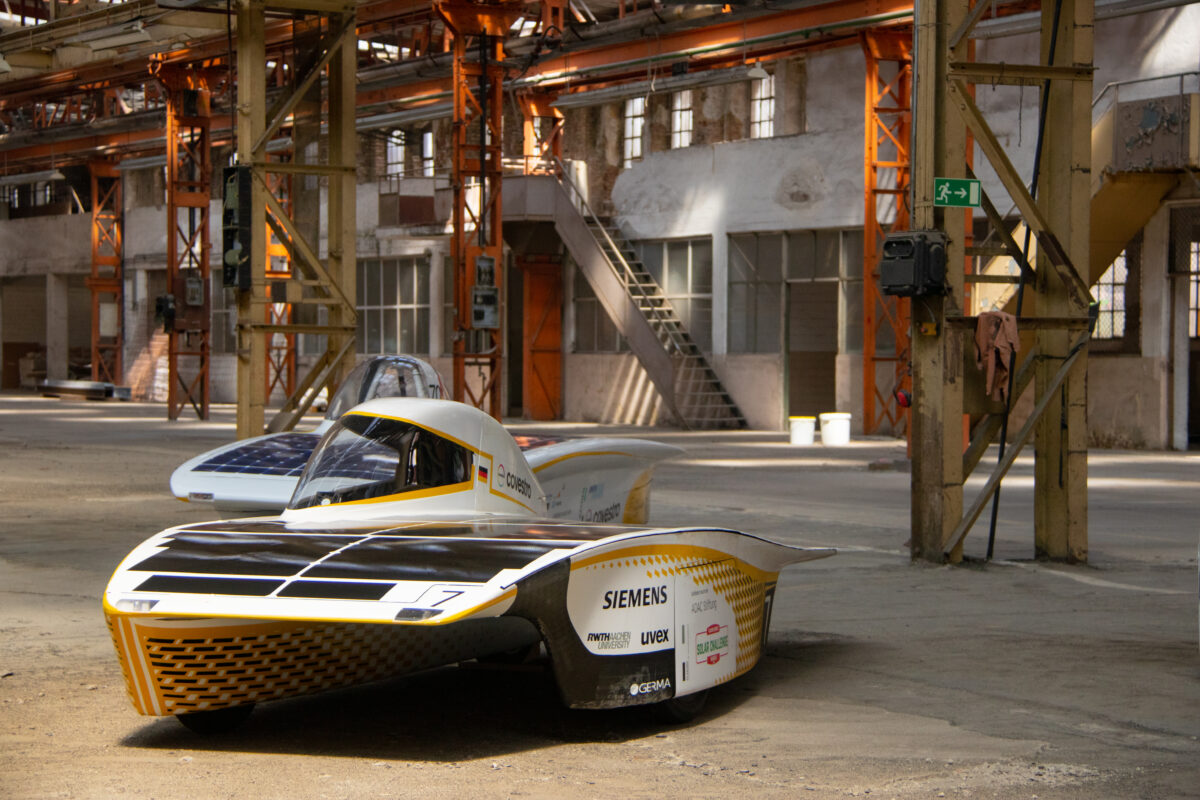 Energy Cars in At the park Aachen Hall